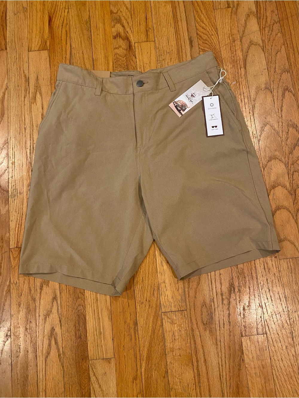 Men’s panama jack shorts tan Size 34: 4 pockets Nwt